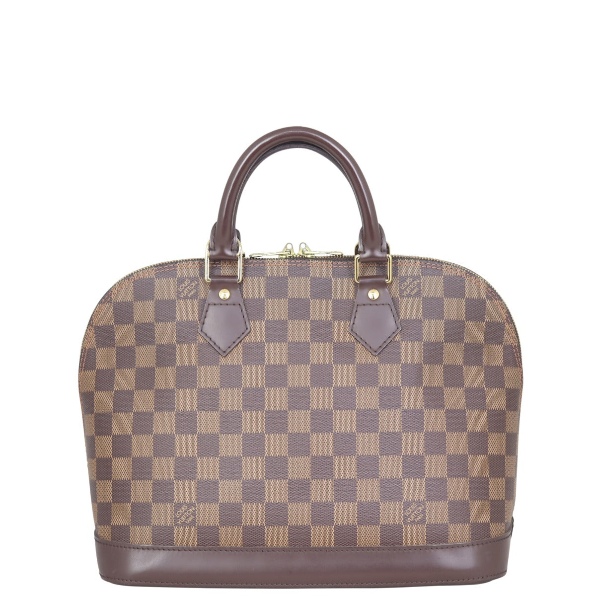 Louis Vuitton Alma PM Damier Ebene | Gold Brass Hardware