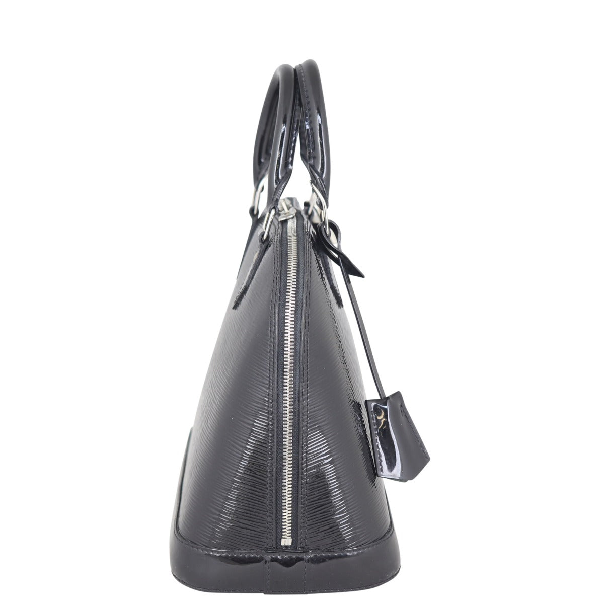 Louis Vuitton Alma PM Epi Electric with Strap | Black Patent