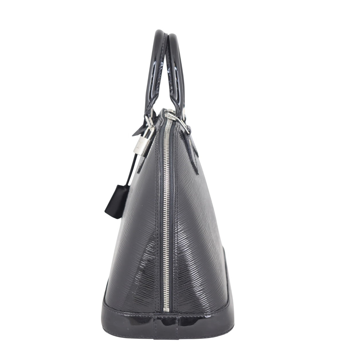 Louis Vuitton Alma PM Epi Electric with Strap | Black Patent