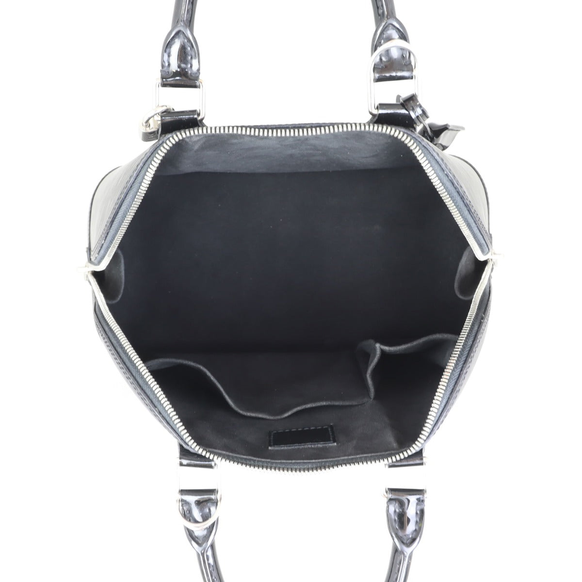 Louis Vuitton Alma PM Epi Electric with Strap | Black Patent