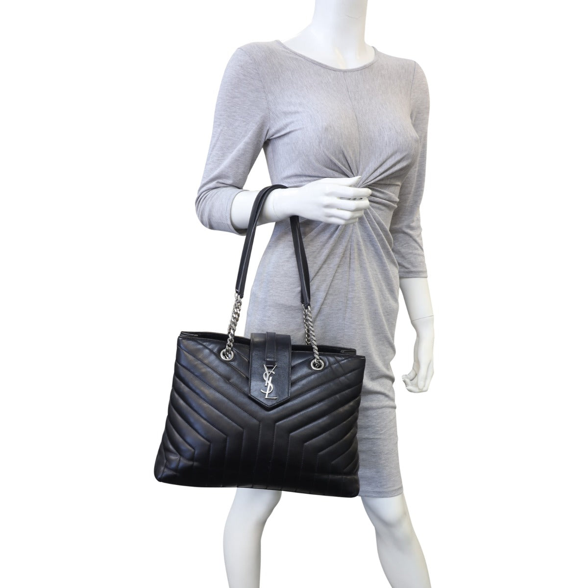 Saint Laurent Loulou Large Shopping Tote