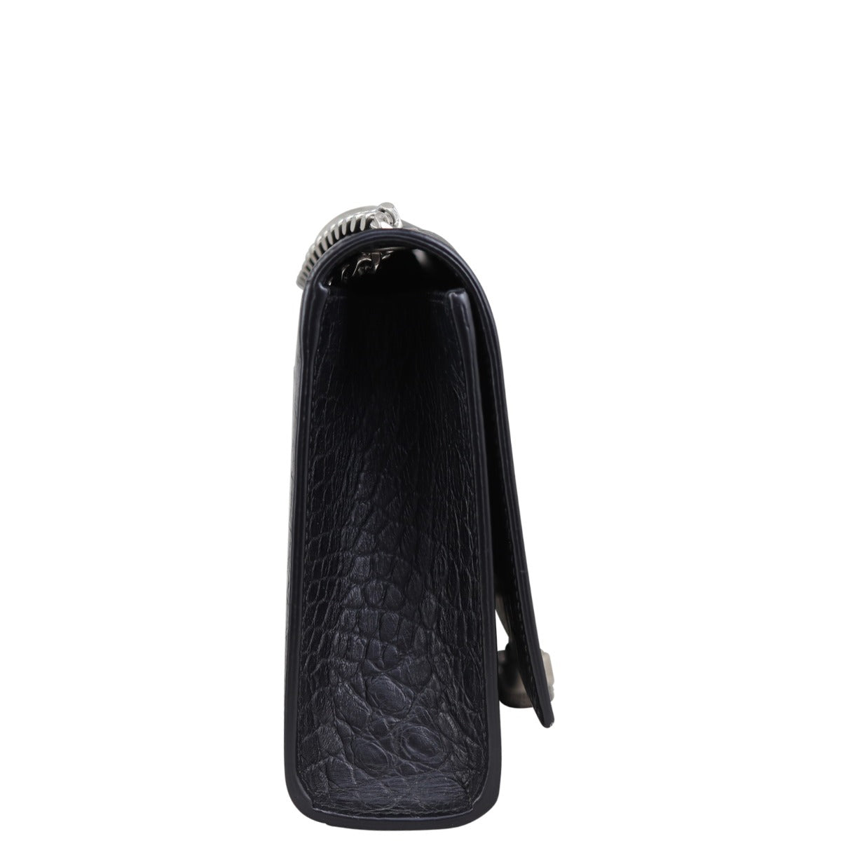 Saint Laurent Kate Tassel Chain Bag Medium Croc-Embossed