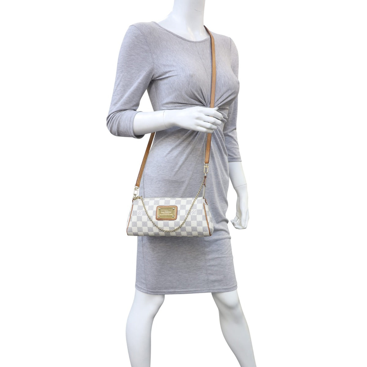 Louis Vuitton Eva Pochette Damier Azur