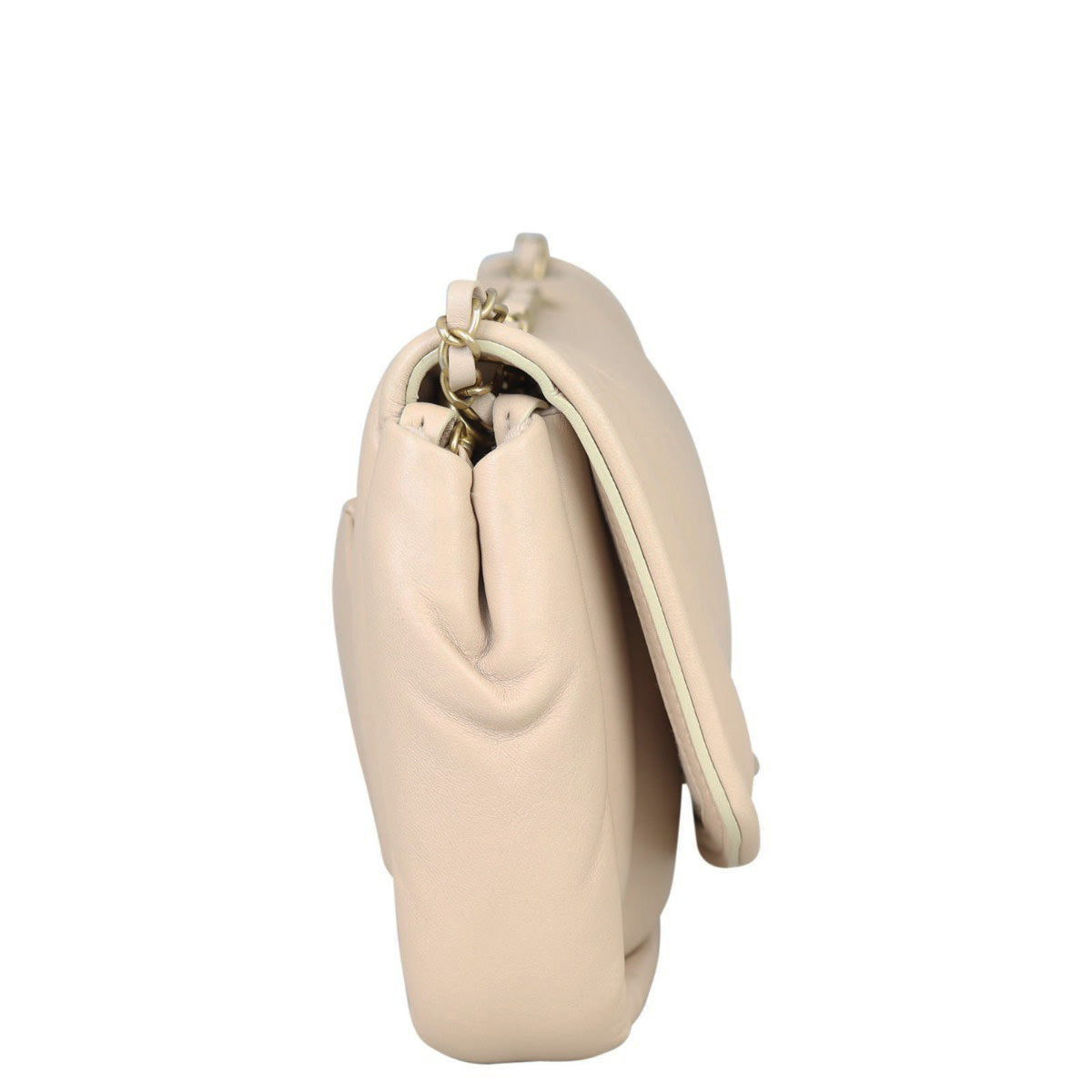 Chanel Vintage Puffy Flap Bag Medium | Beige