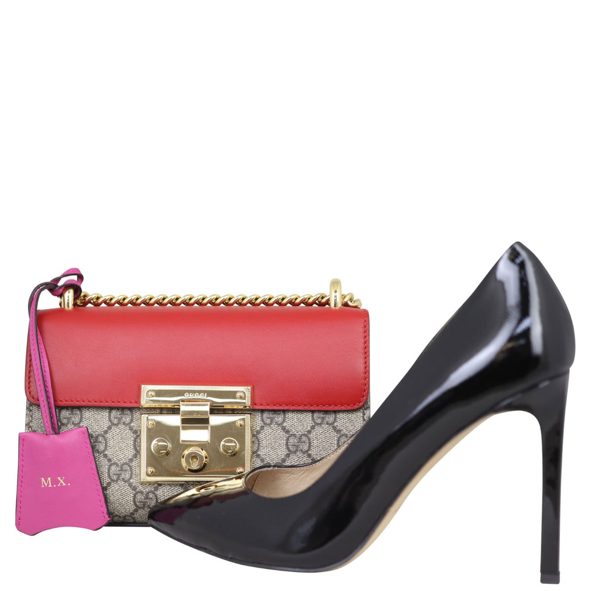 Gucci GG Supreme Padlock Small Shoulder Bag