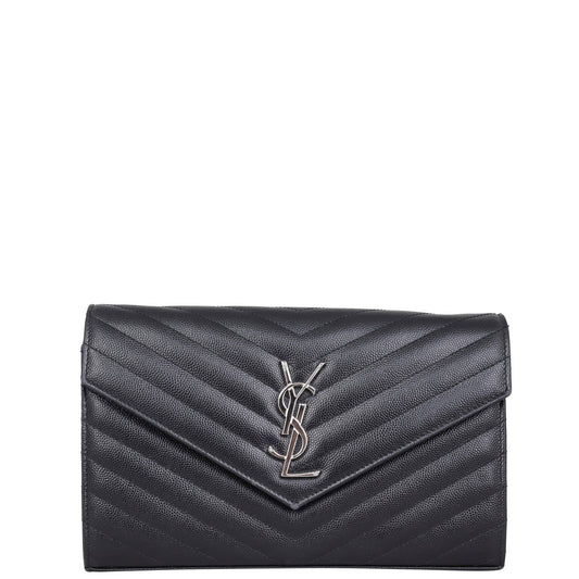 Saint Laurent Monogram Envelope Chain Wallet