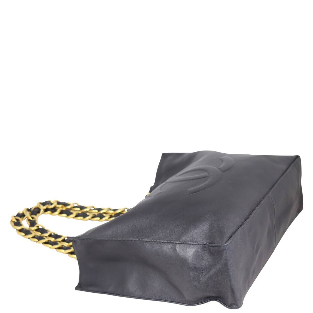 Chanel Vintage CC Jumbo XL Chain Shoulder Bag | Black