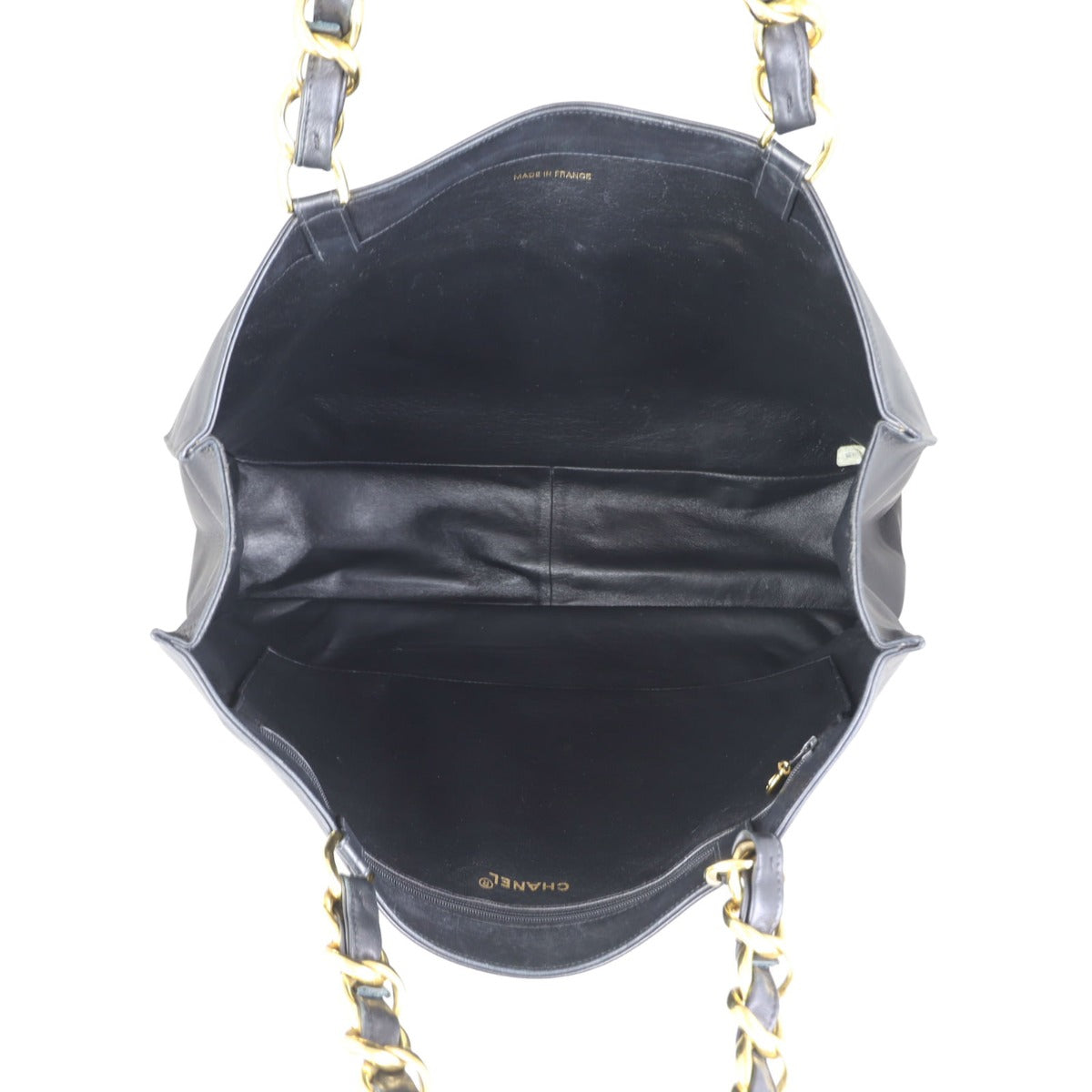 Chanel Vintage CC Jumbo XL Chain Shoulder Bag | Black