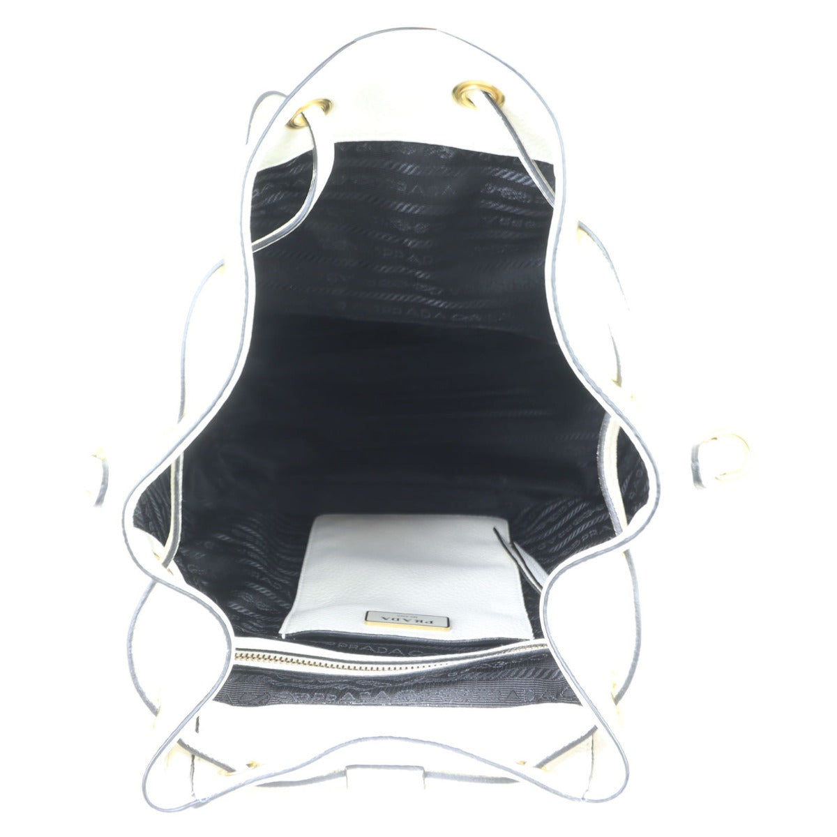 Prada Vitello Daino Convertible Strap Backpack