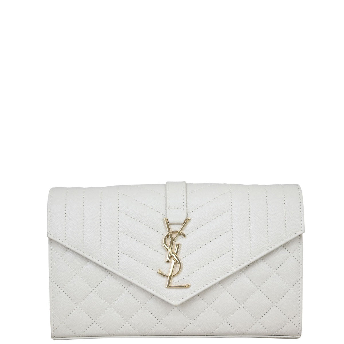 Saint Laurent Monogram Envelope Wallet on Chain