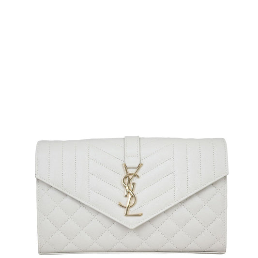 Saint Laurent Monogram Envelope Wallet on Chain