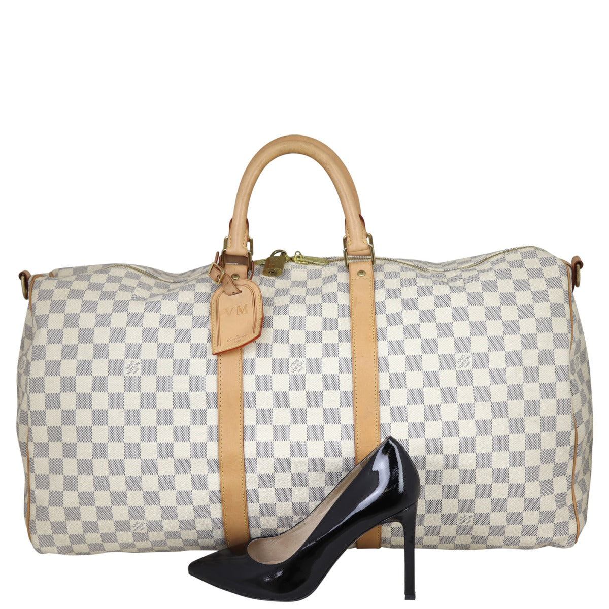 Louis Vuitton Keepall 55 Bandouliere Damier Azur