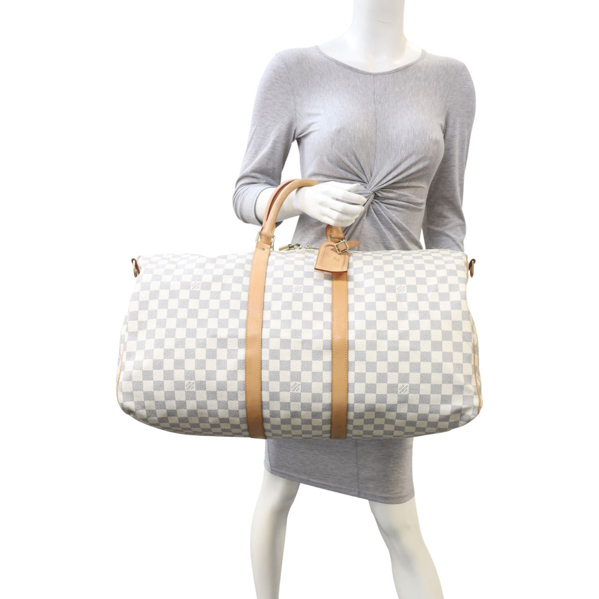 Louis Vuitton Keepall 55 Bandouliere Damier Azur