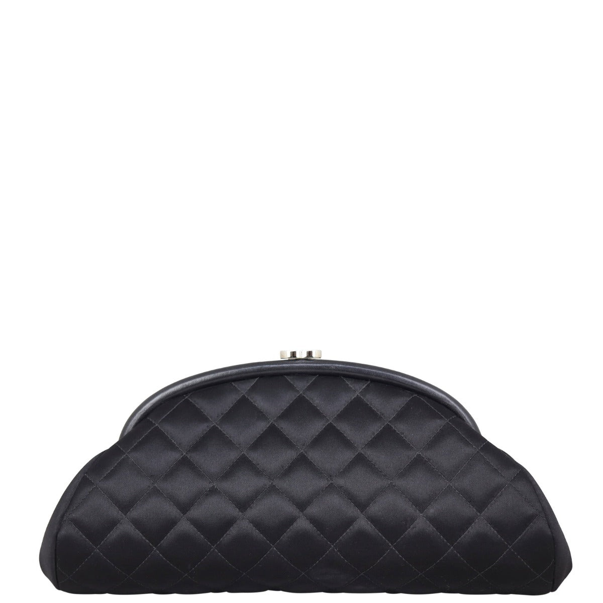 Chanel Satin Timeless Kisslock Clutch