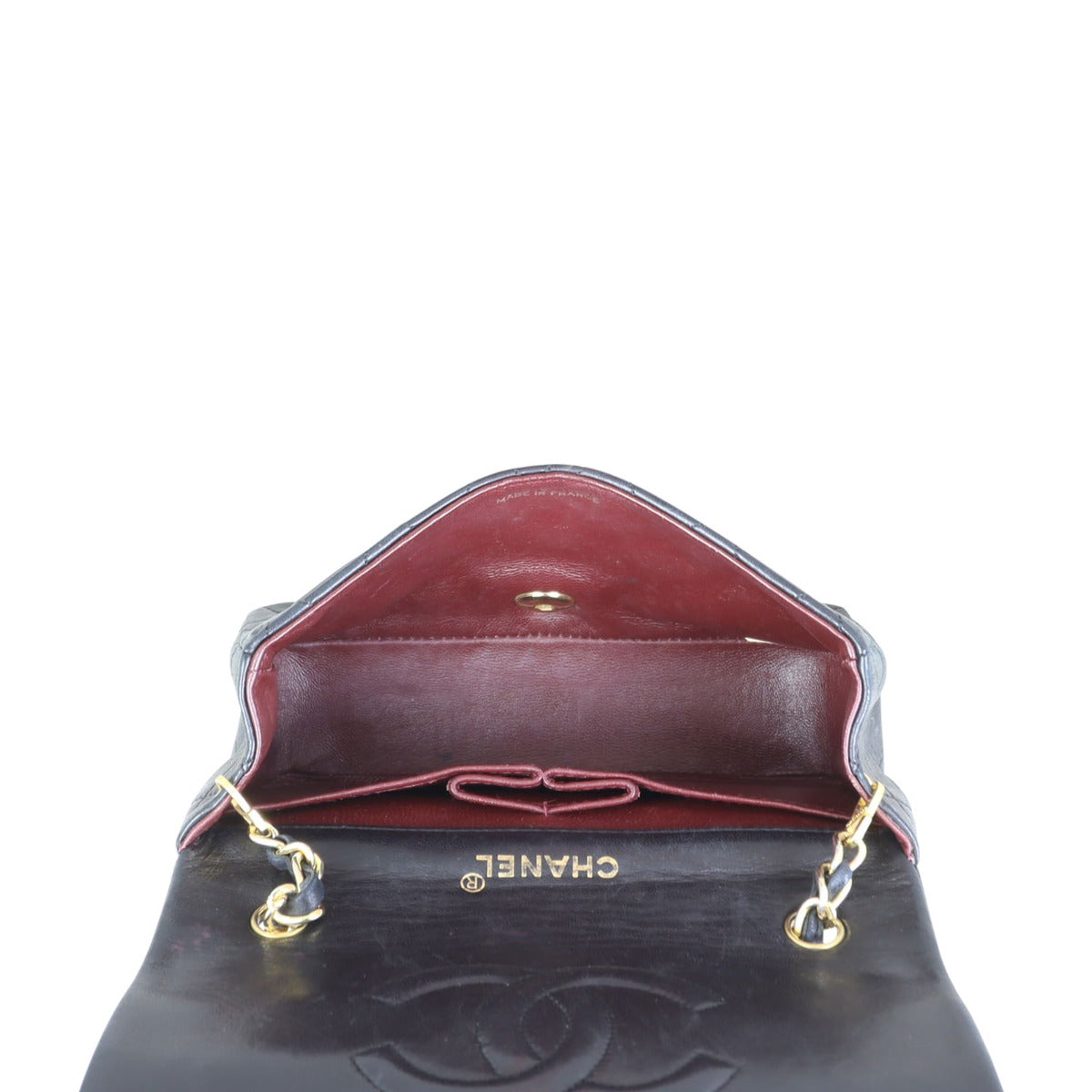 Chanel CC Full Flap Bag Small | Gold Hardware