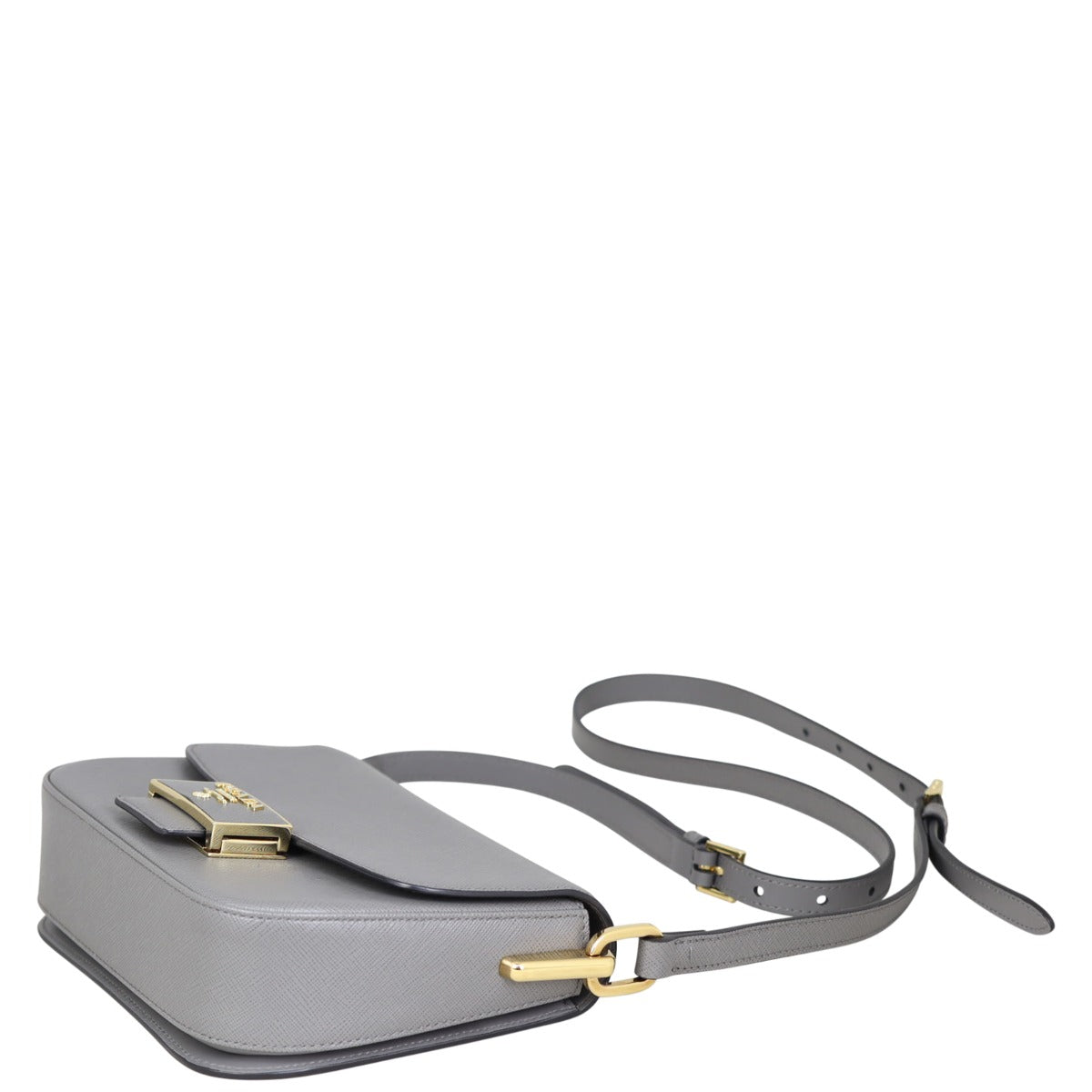 Prada Saffiano Embleme Shoulder Bag