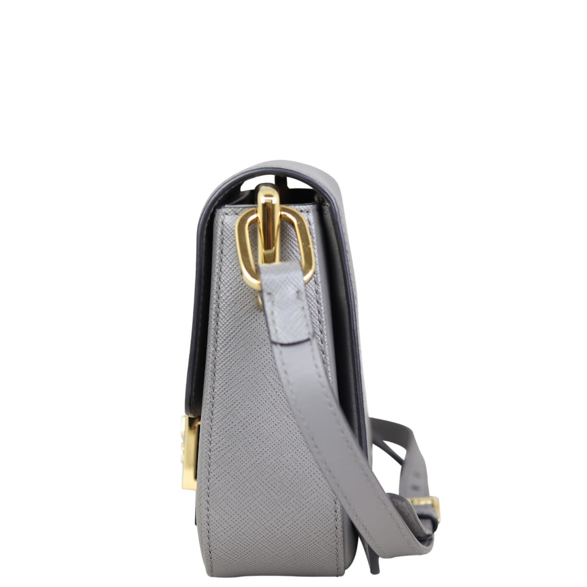 Prada Saffiano Embleme Shoulder Bag