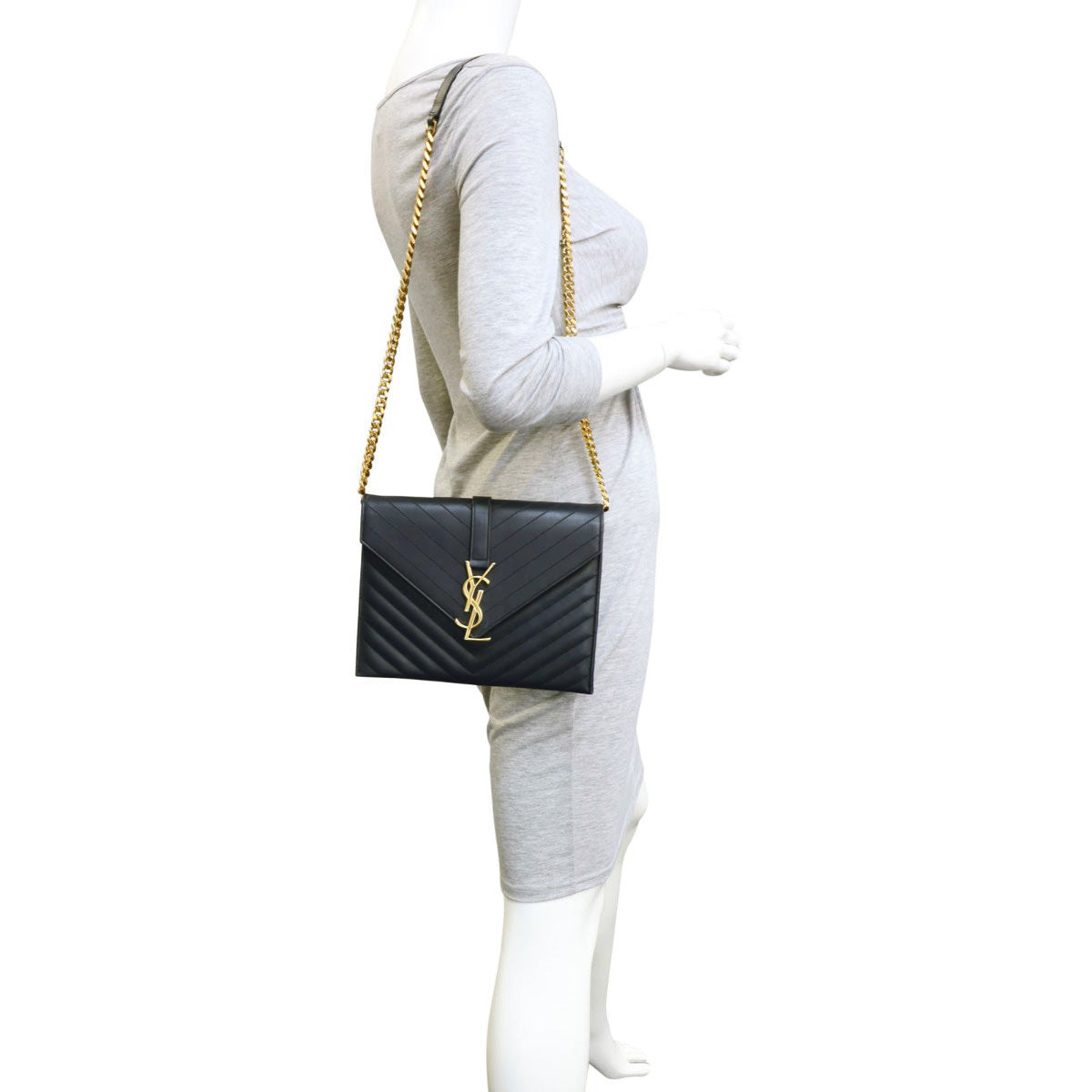 Saint Laurent Monogram Envelope Bag Medium