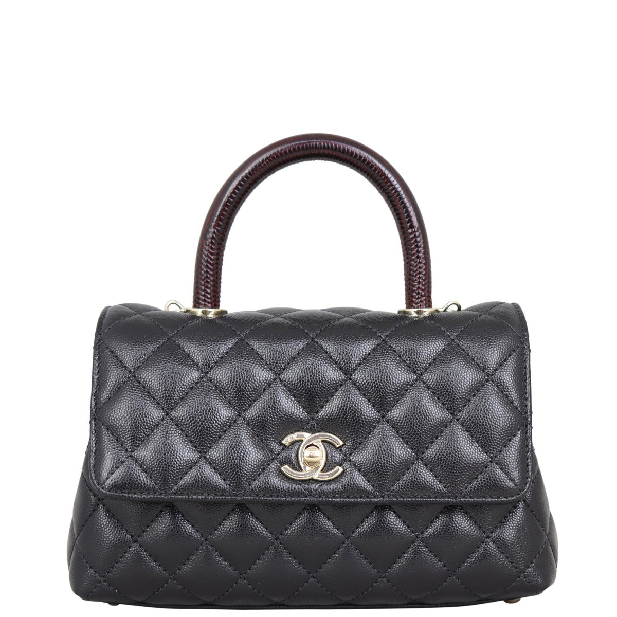 Chanel Coco Top Handle Mini Bag | Black
