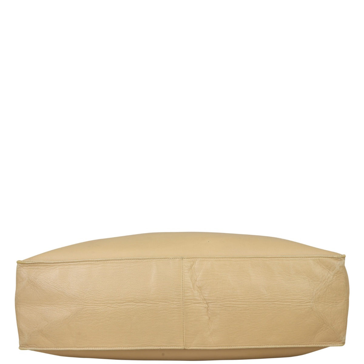 Chanel Vintage CC Jumbo XL Chain Shoulder Bag | Beige