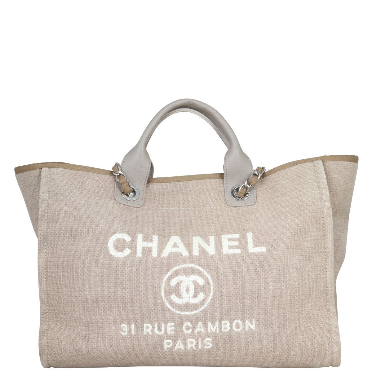 Chanel Deauville Large Tote | Natural Sand