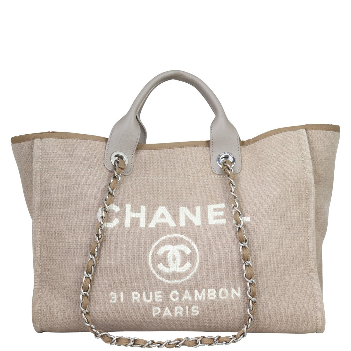 Chanel Deauville Large Tote | Natural Sand