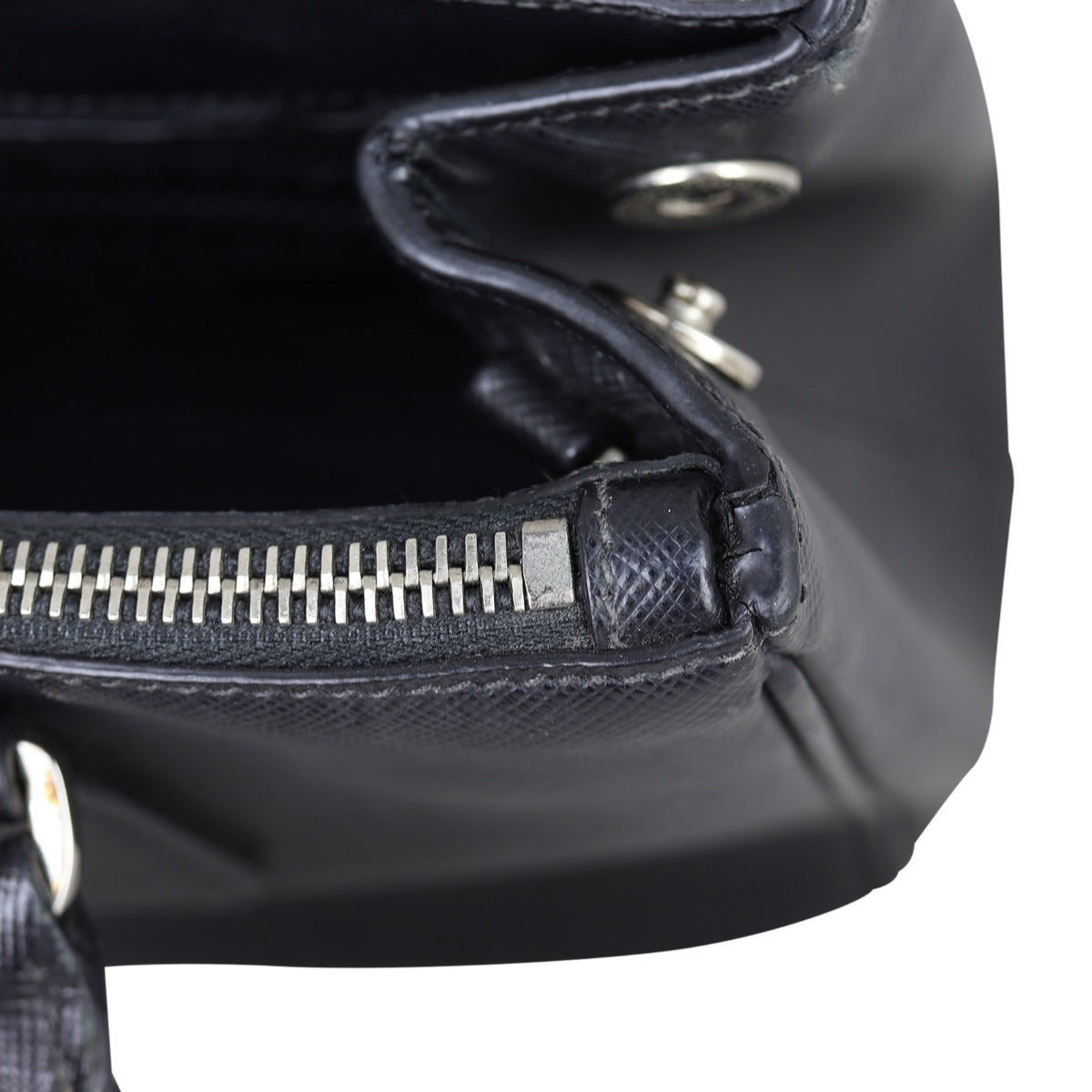 Prada Saffiano Lux Galleria Double Zip Tote Small