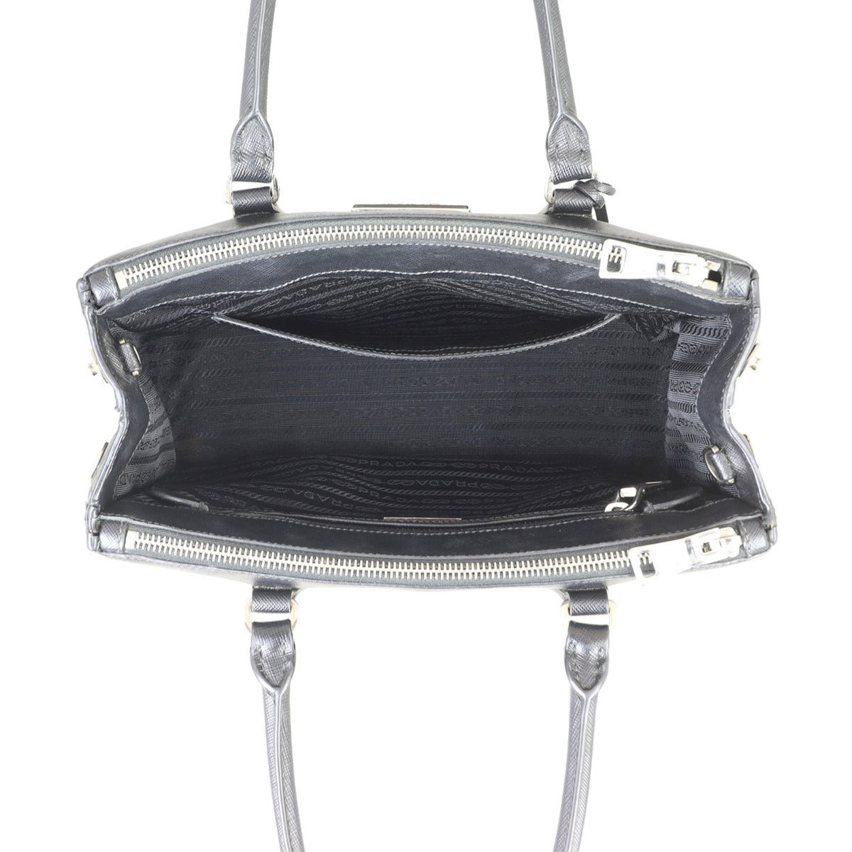 Prada Saffiano Lux Galleria Double Zip Tote Small