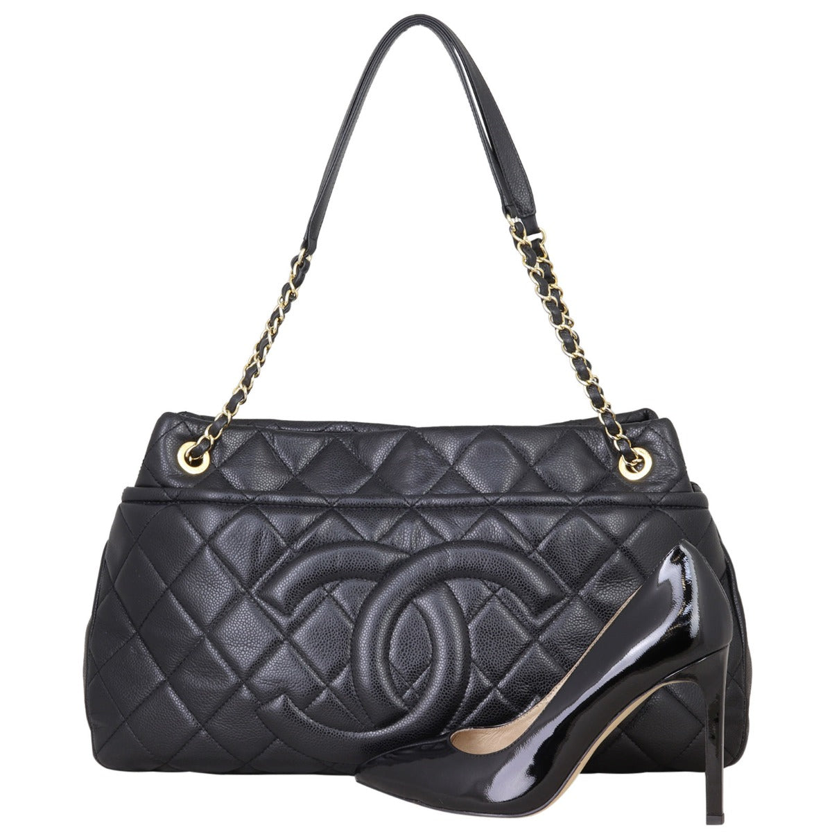 Chanel CC Timeless Shopping Tote | Black