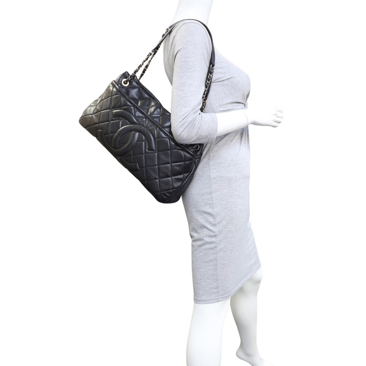 Chanel CC Timeless Shopping Tote | Black