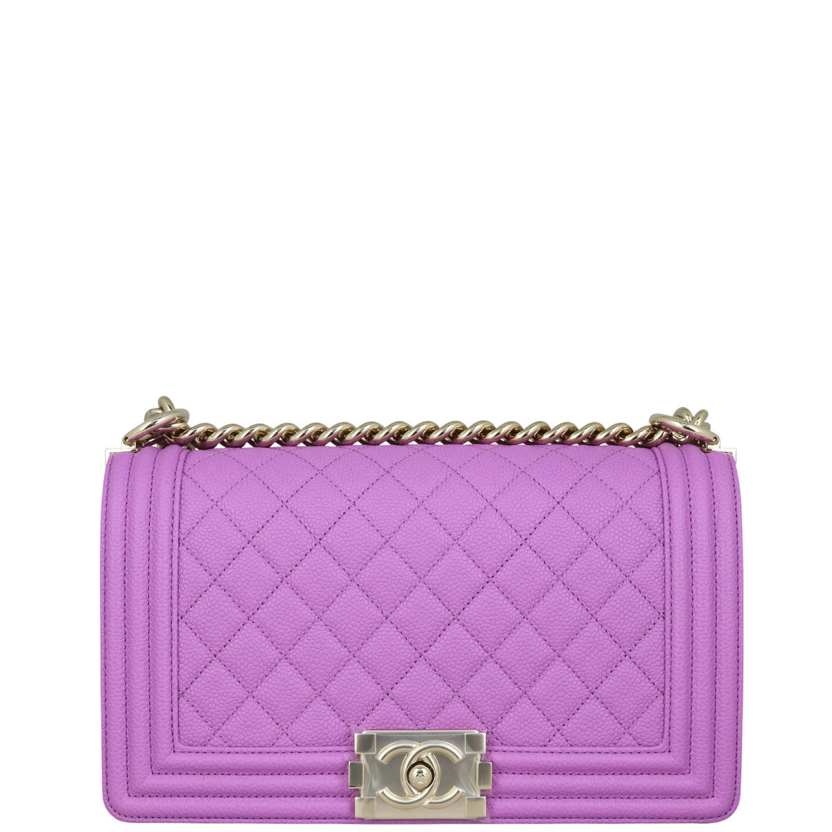 Chanel Boy Old Medium | Purple