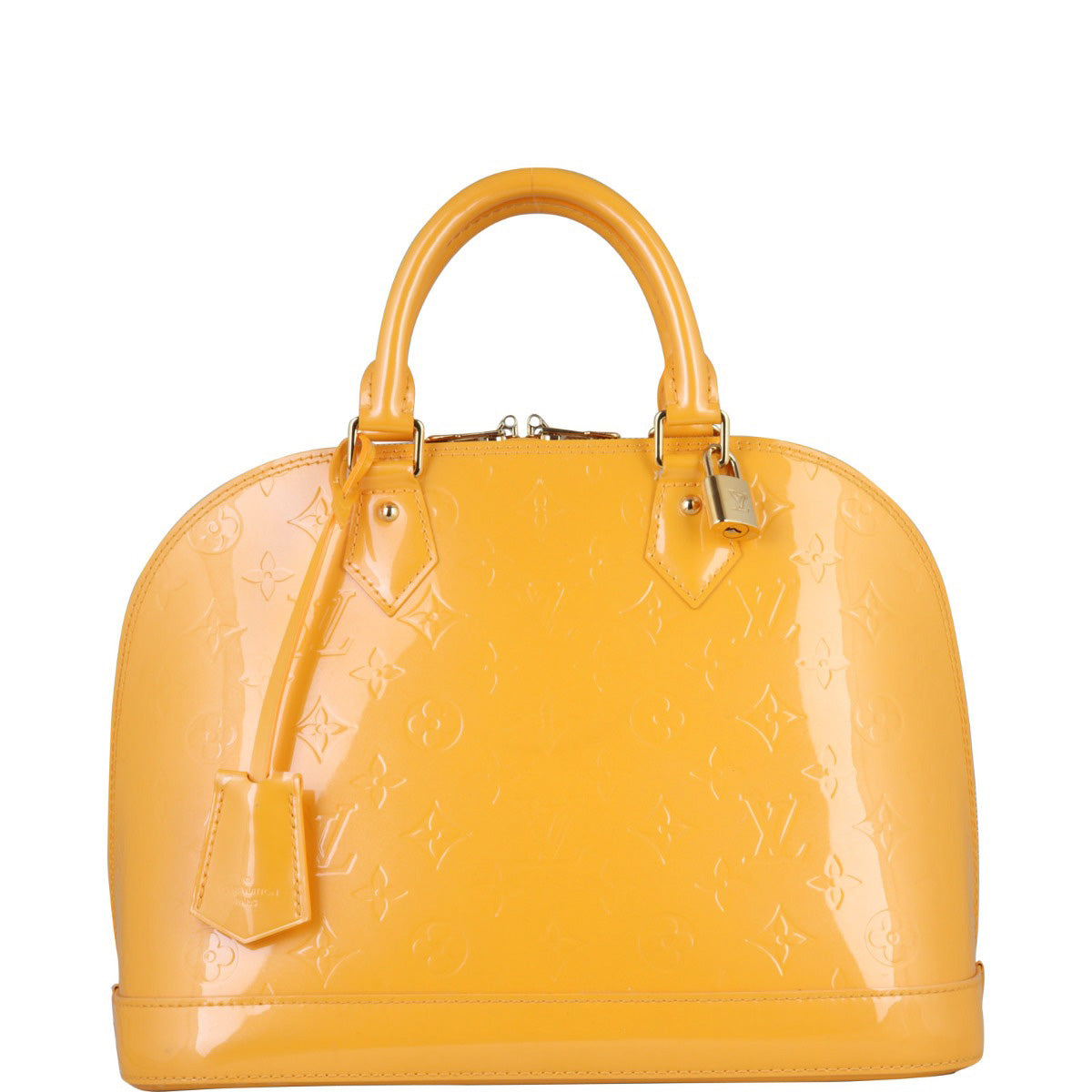 Louis Vuitton Alma PM Monogram Vernis | Yellow