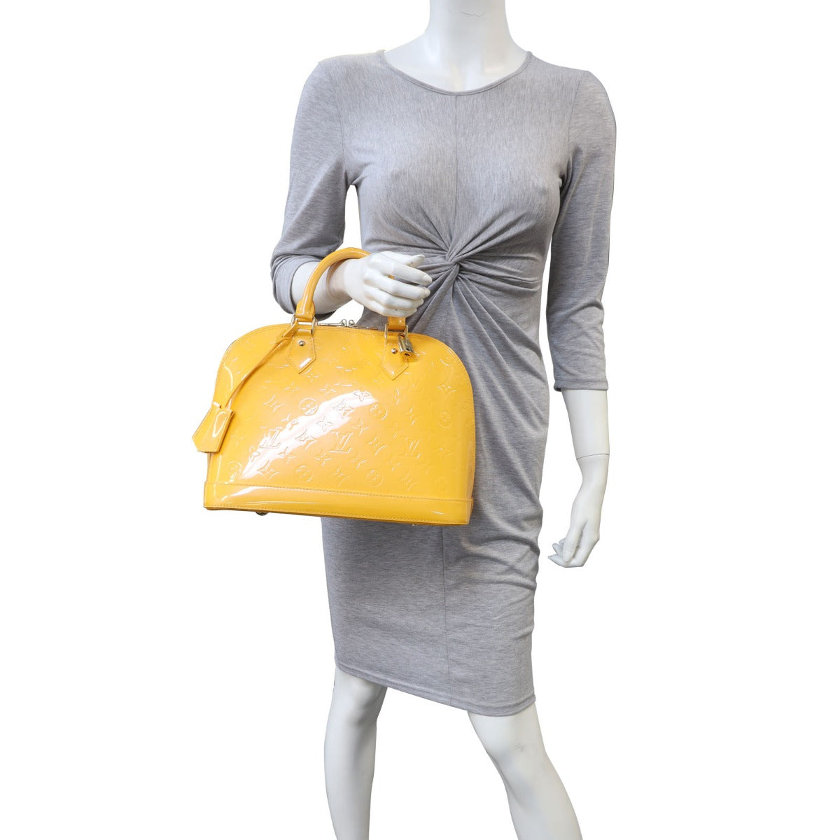 Louis Vuitton Alma PM Monogram Vernis | Yellow