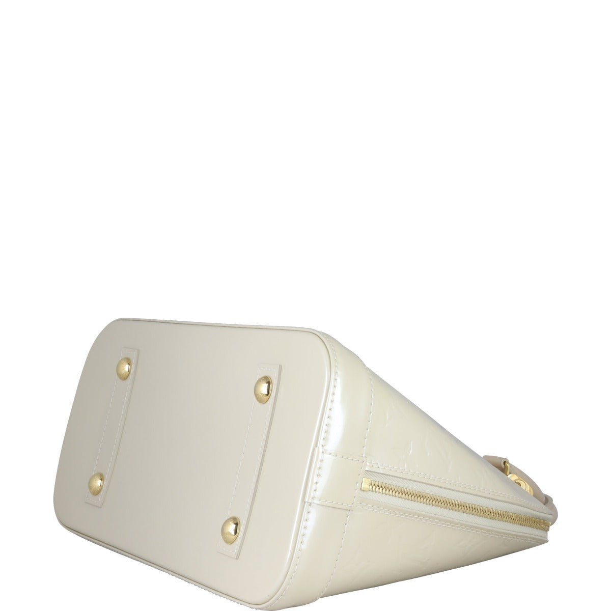 Louis Vuitton Alma PM Monogram Vernis | Blanc Corail GHW