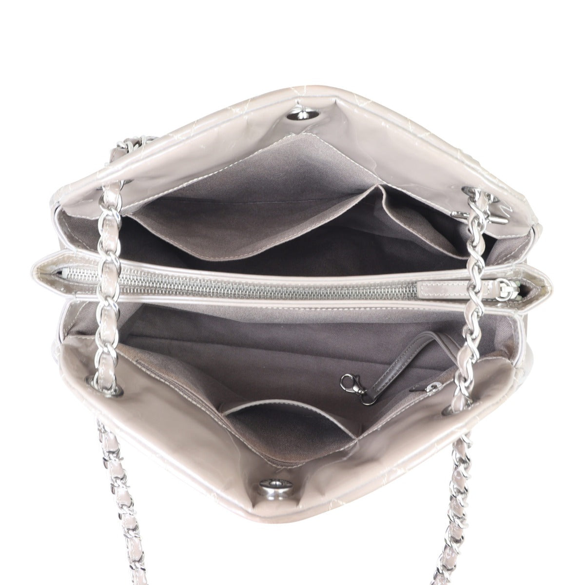 Chanel Mademoiselle Bowler Bag Large | Taupe