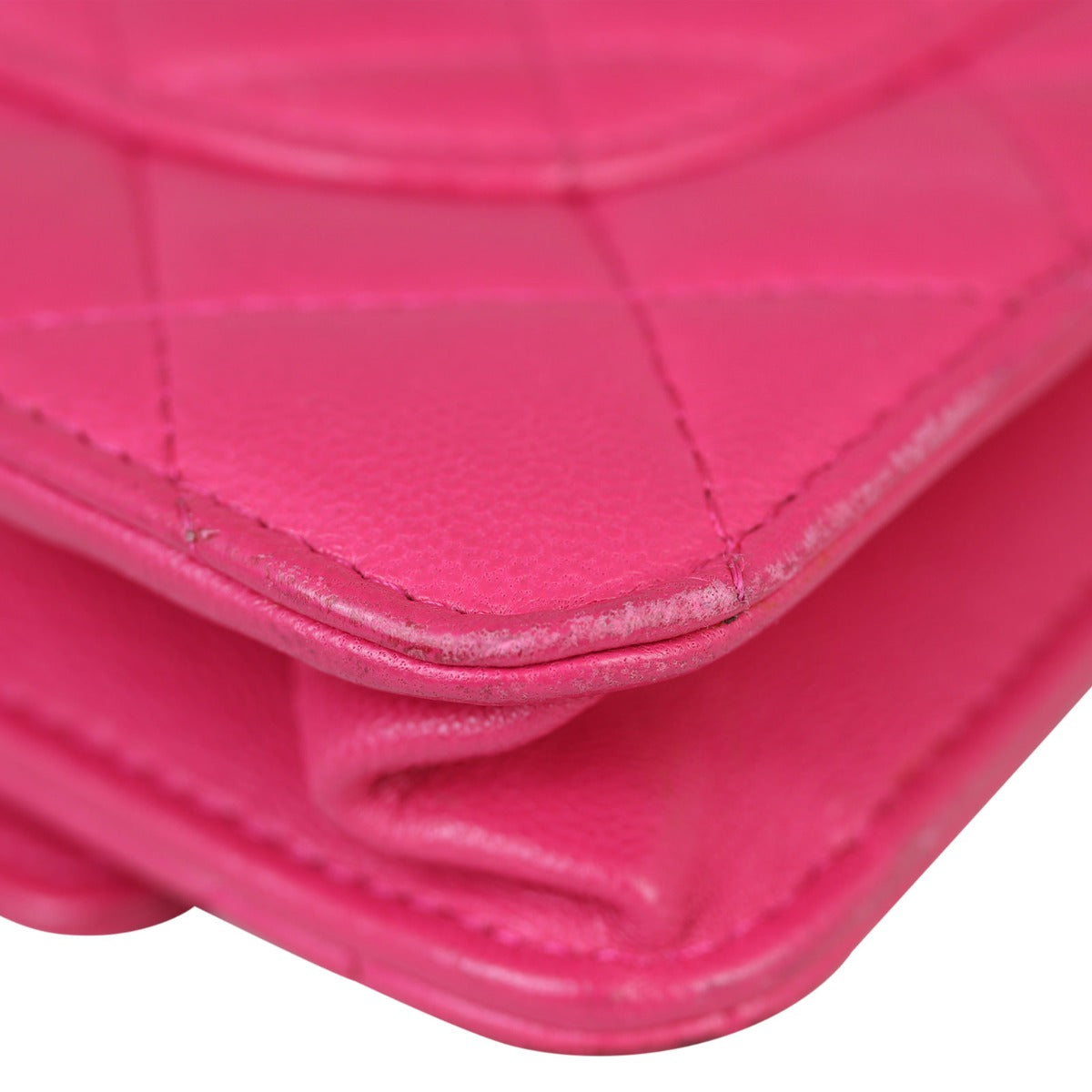 Chanel Classic Wallet on Chain | Hot Pink