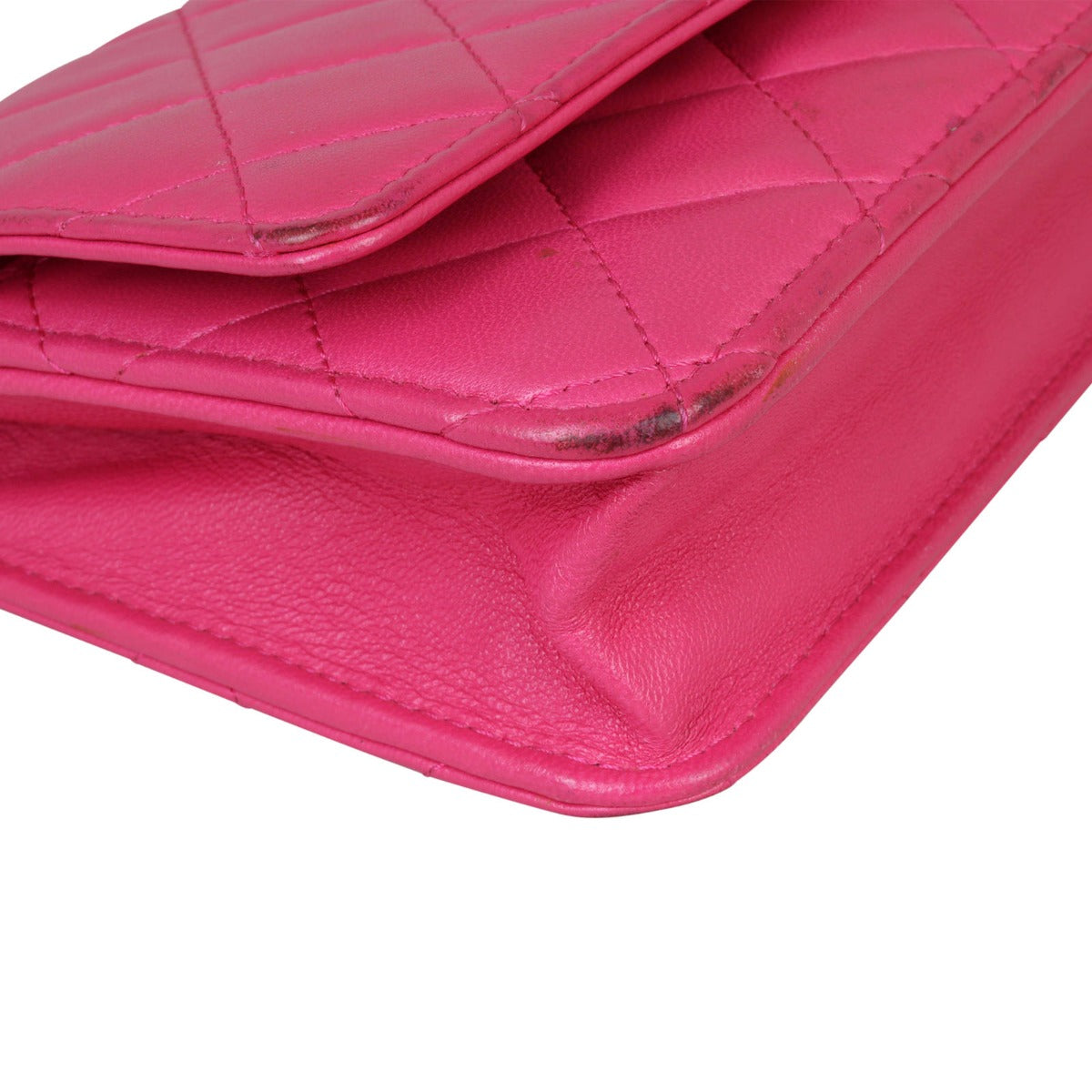 Chanel Classic Wallet on Chain | Hot Pink
