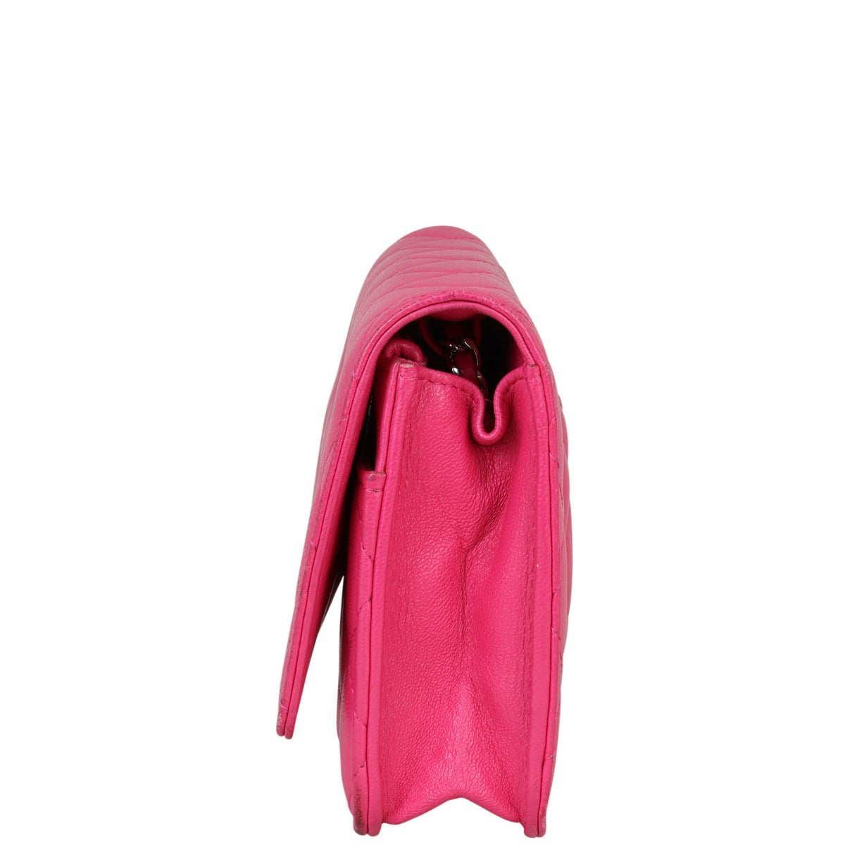Chanel Classic Wallet on Chain | Hot Pink