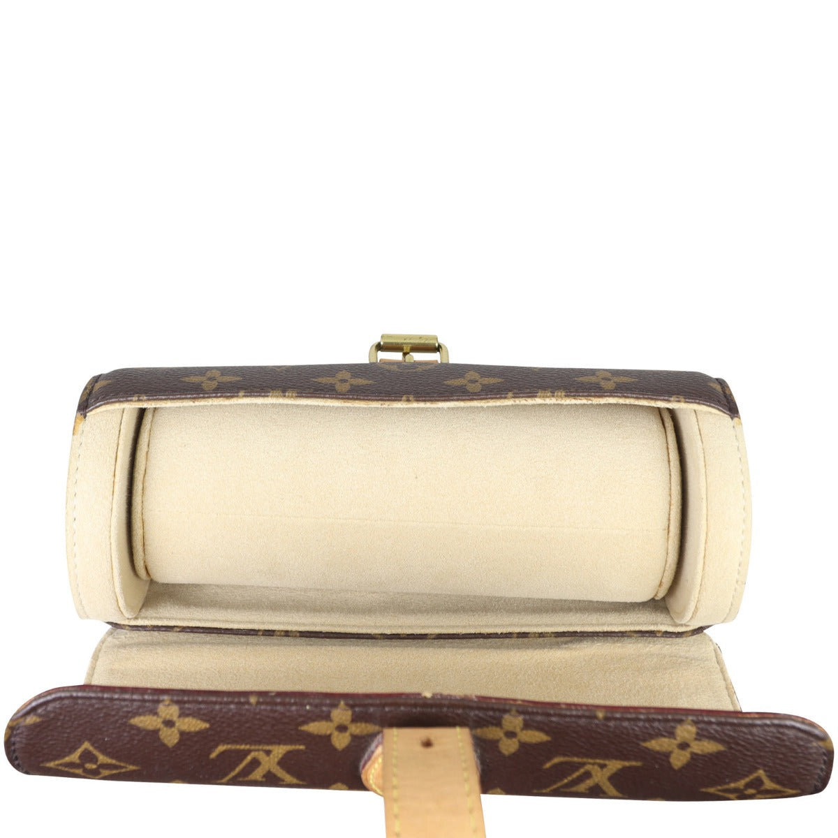 Louis Vuitton 3 Watch Case Monogram | Gold Hardware