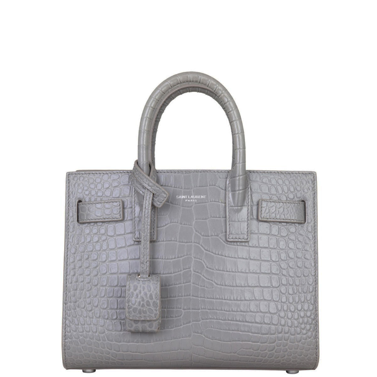 Saint Laurent Sac de Jour Nano Croc-Embossed