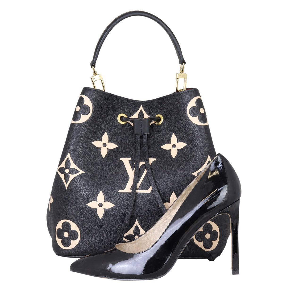 Louis Vuitton NeoNoe MM Monogram Empriente Giant Bicolour
