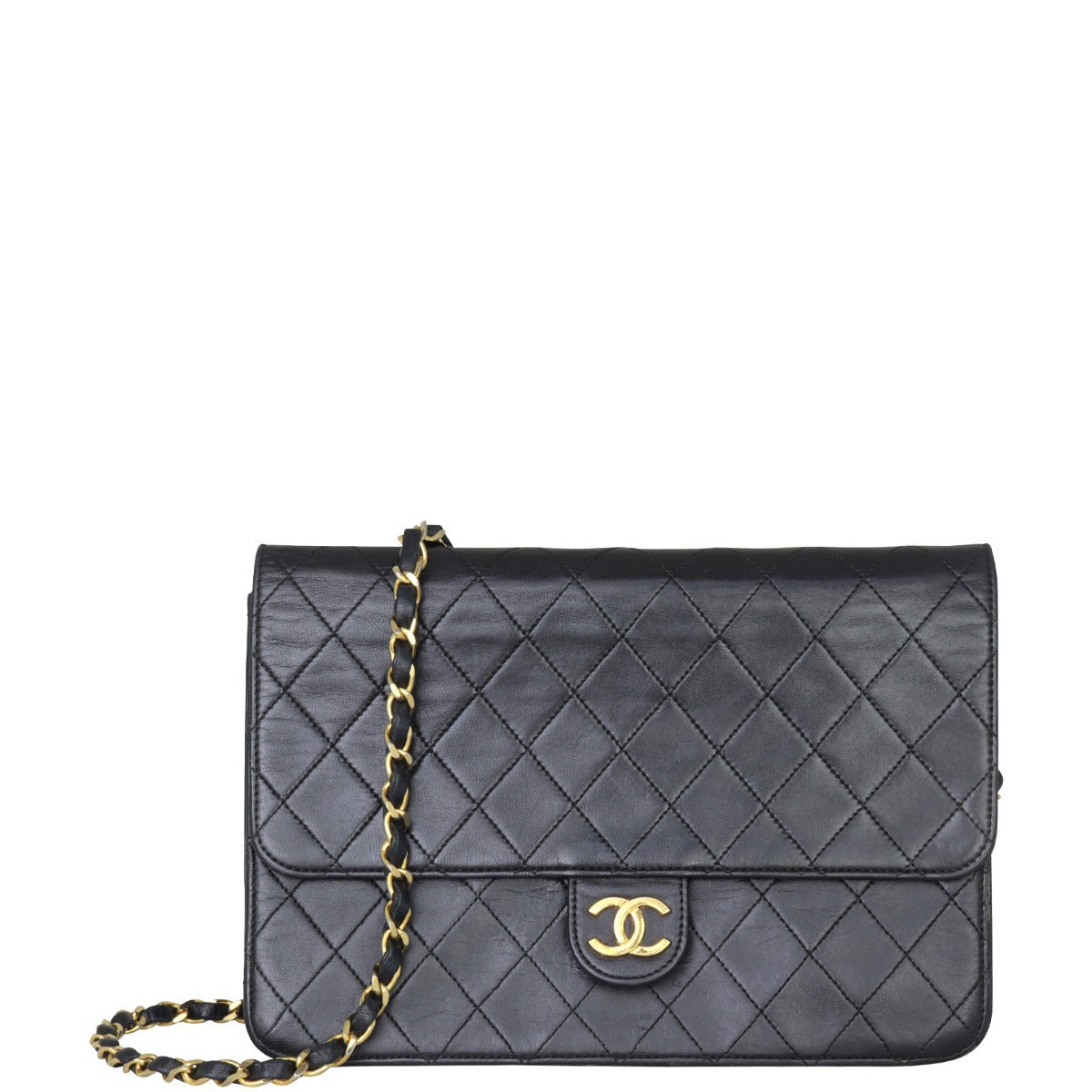 Chanel CC Vintage Flap Bag | Black