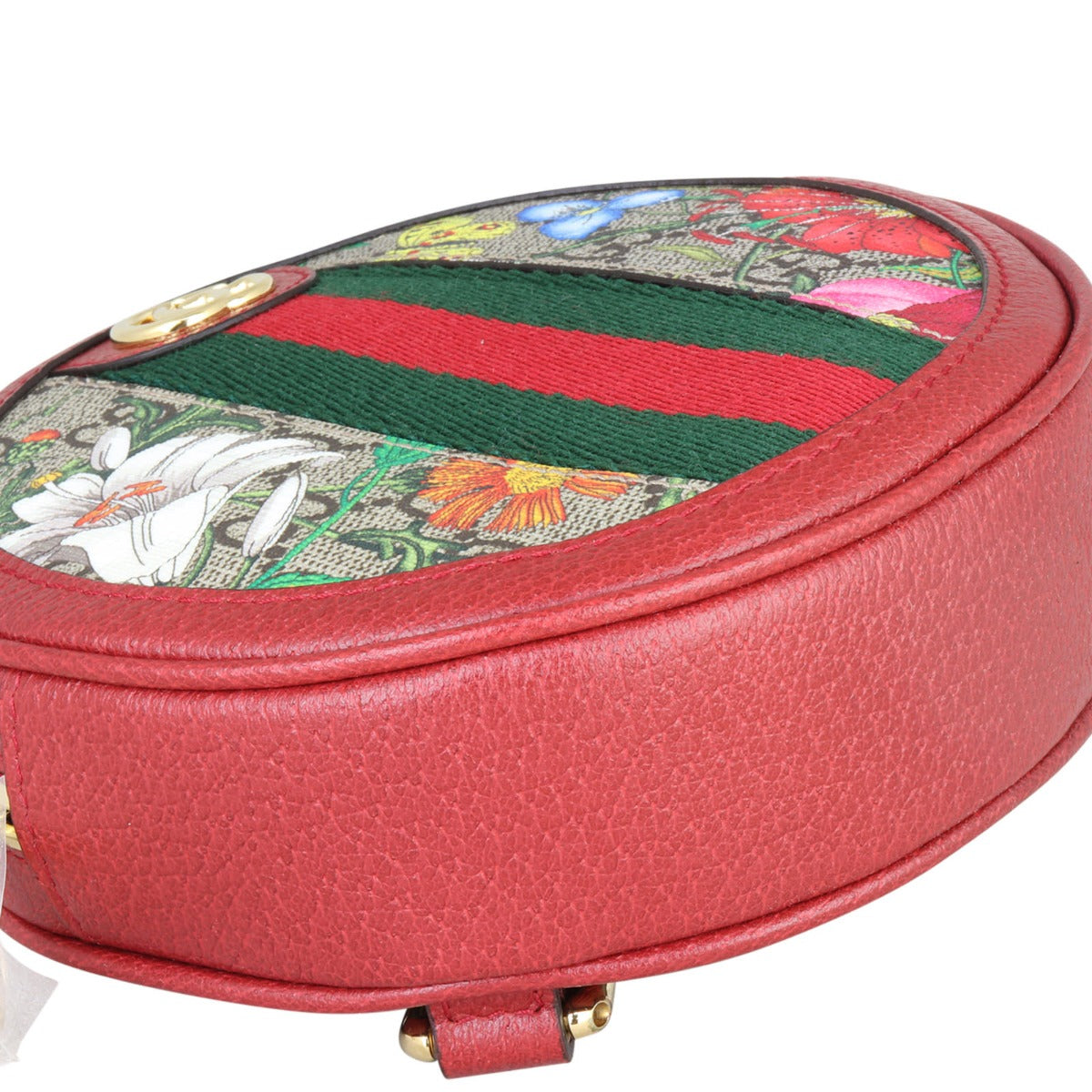 Gucci Flora GG Supreme Ophidia Round Backpack Mini