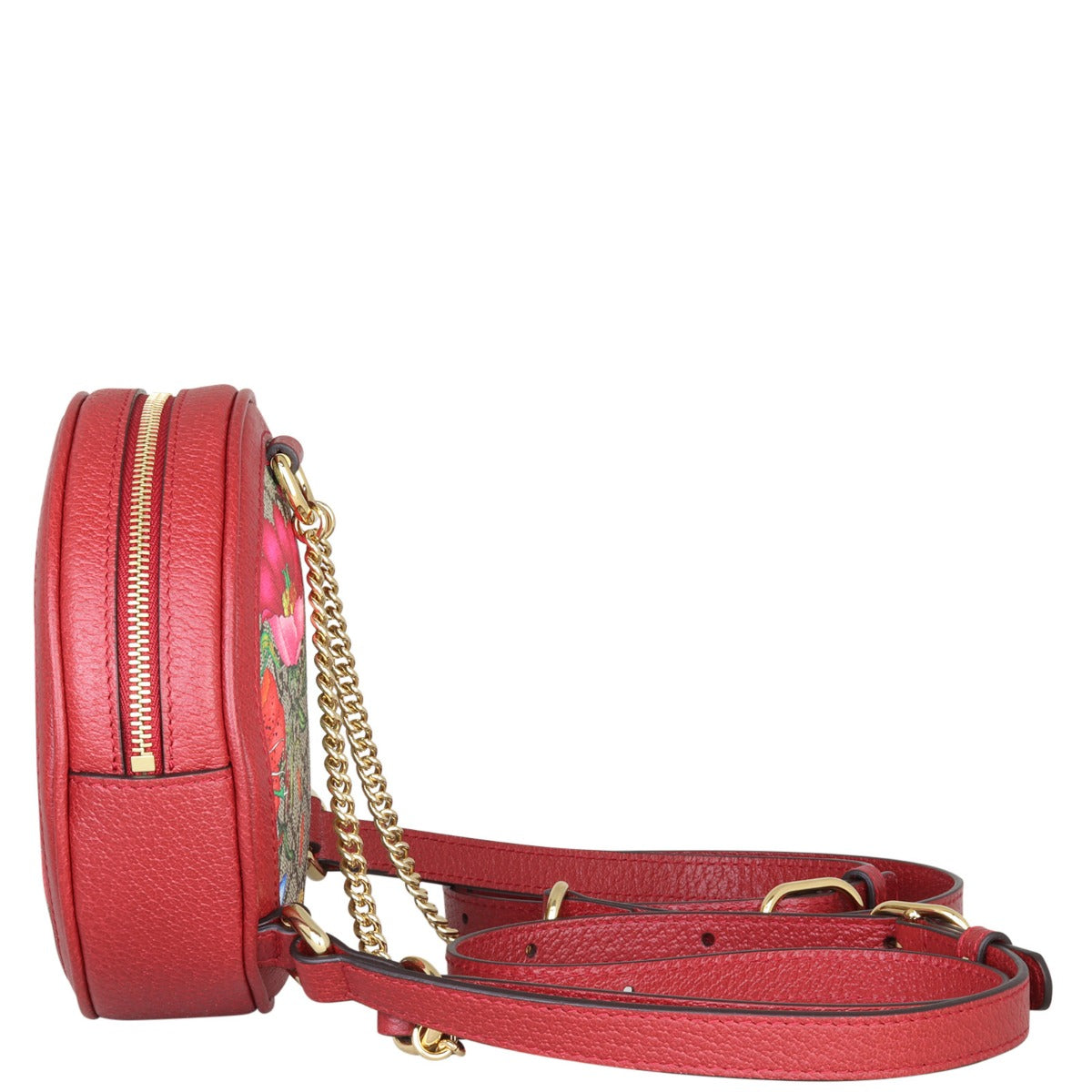 Gucci Flora GG Supreme Ophidia Round Backpack Mini