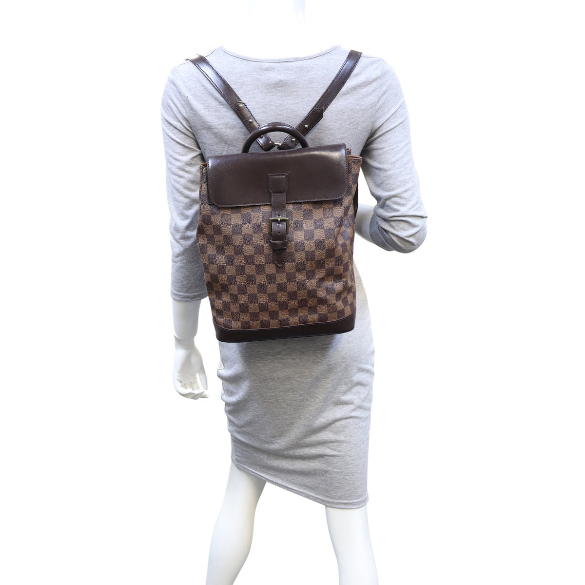 Louis Vuitton Soho Backpack Damier Ebene