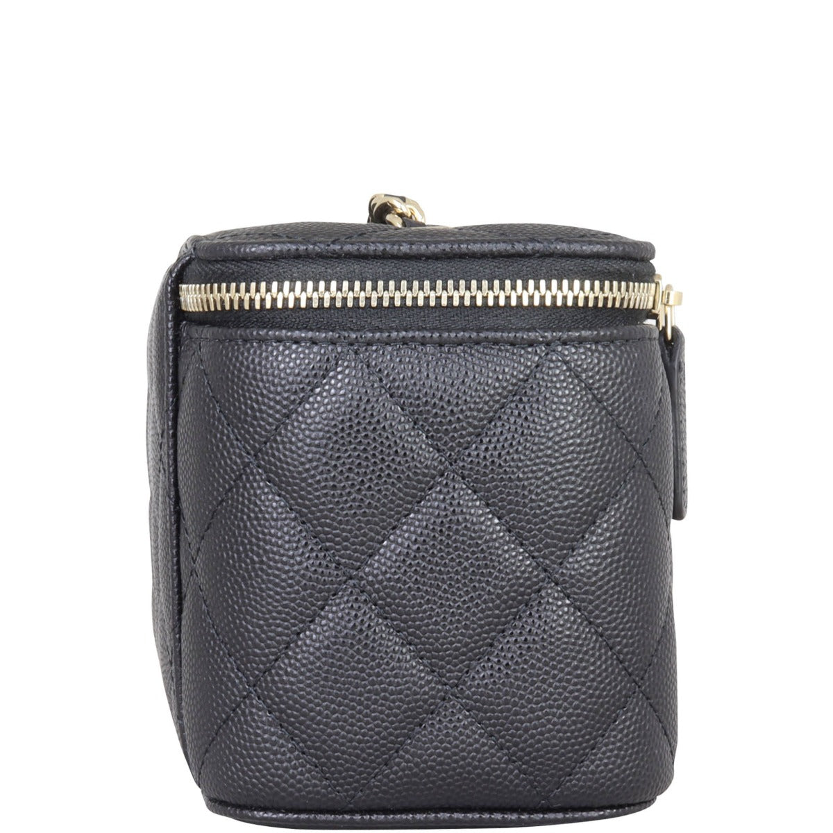 Chanel Vanity Case with Chain | Gold Hardware
