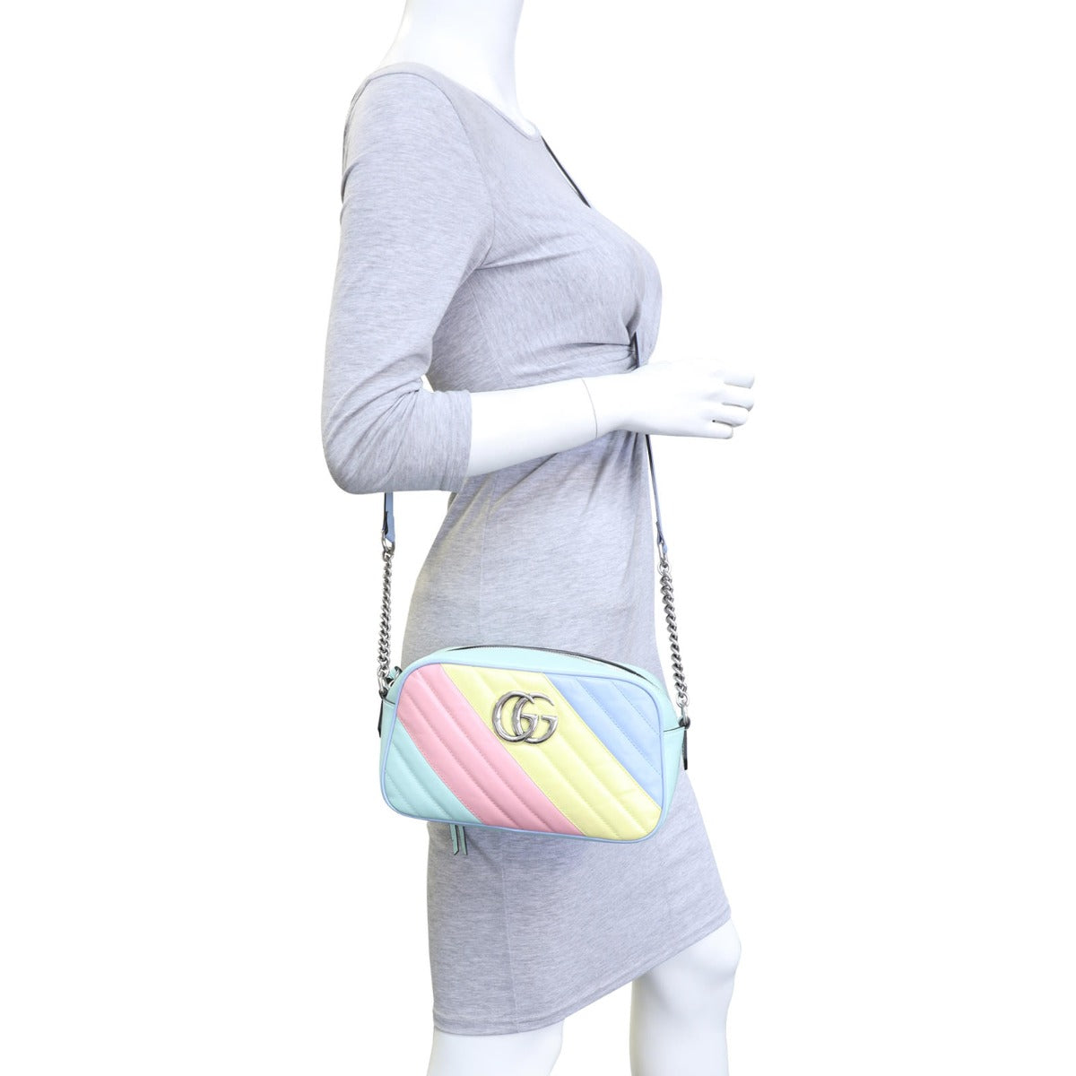 Gucci GG Marmont Diagonal Small Camera Bag