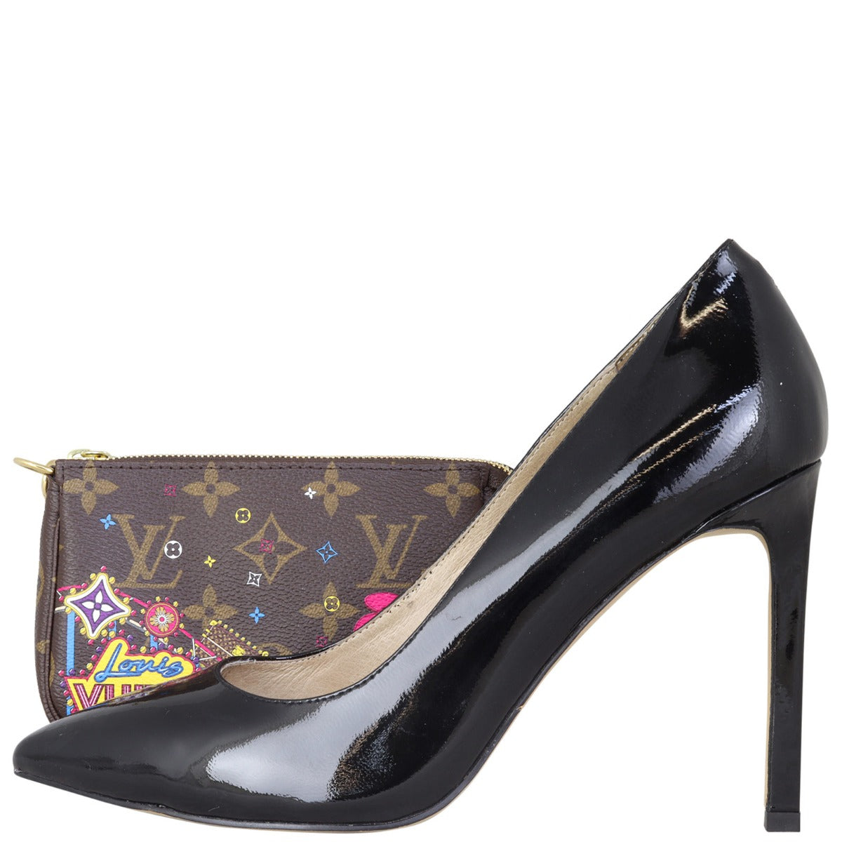 Louis Vuitton Mini Pochette Accessoires Monogram Vivienne Christmas Print 2020
