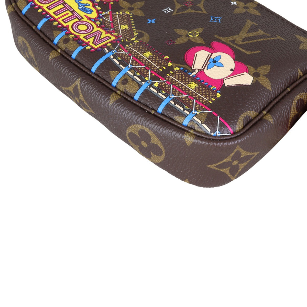 Louis Vuitton Mini Pochette Accessoires Monogram Vivienne Christmas Print 2020