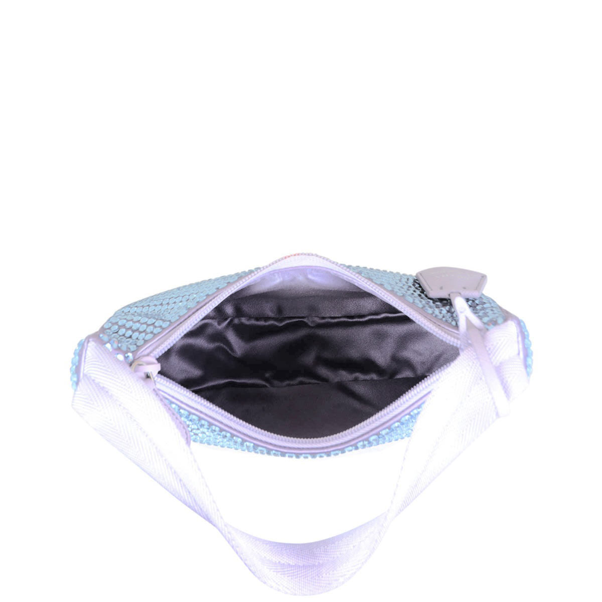 Prada Re-Edition 2000 Satin Crystal Mini Bag